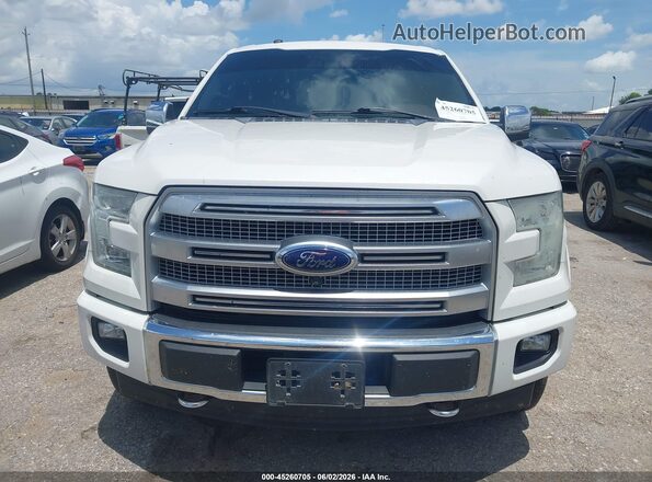 1FTEW1EGXHFA71537 2017 FORD F150 White ხელსაწყოთა პანელის ხედი