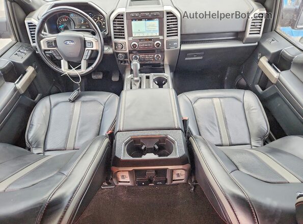 1FTEW1EGXJFC99916 2018 FORD F150 Gray Vista del salpicadero