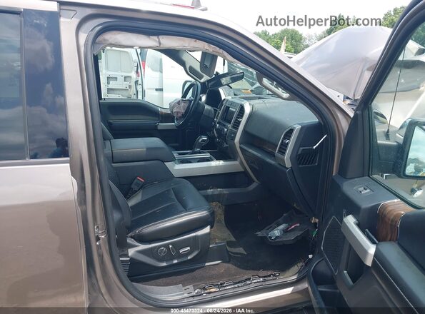 1FTEW1EGXJKF69167 2018 FORD F150 Brown Vista interior delantera