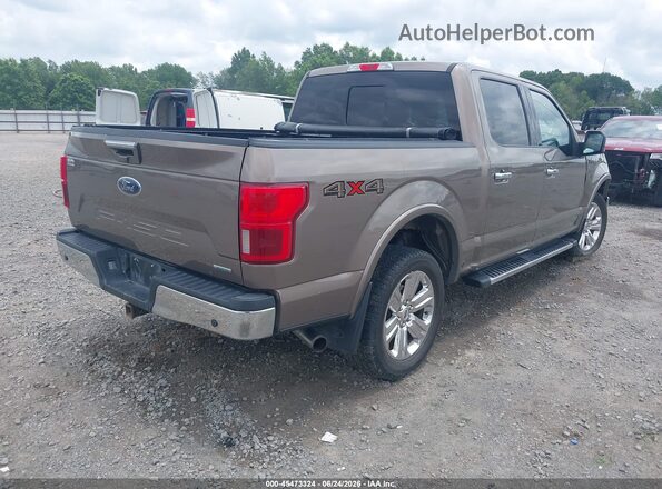1FTEW1EGXJKF69167 2018 FORD F150 Brown Trasero derecho