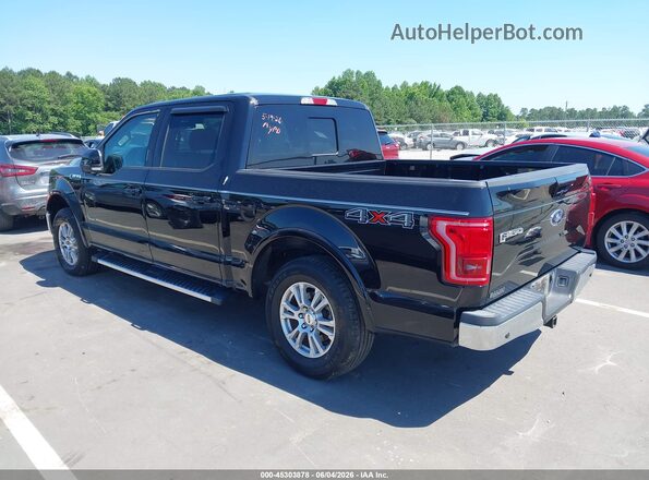 1FTEW1EP0GFA28114 2016 FORD F150 Black Tył lewy