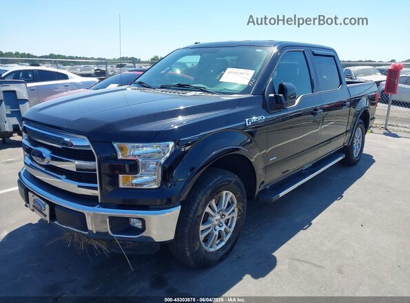 1FTEW1EP0GFA28114 2016 FORD F150 Black Przód lewy