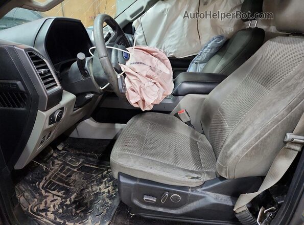 1FTEW1EP0GFD53202 2016 FORD F150 Silver Вид салону спереду