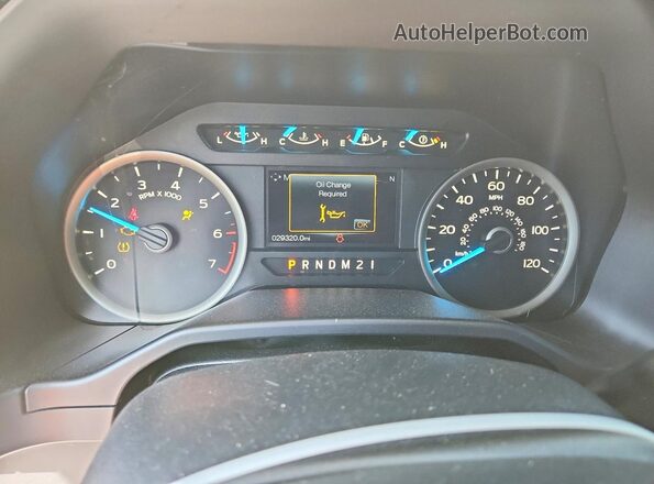 1FTEW1EP0GKE95010 2016 FORD F150 White ხელსაწყოთა პანელის ხედი