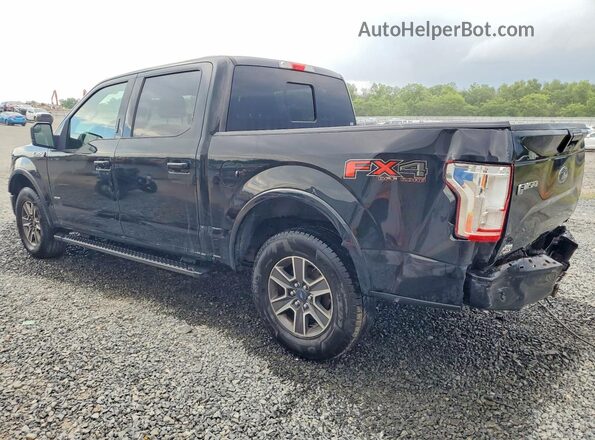 1FTEW1EP0HFA18054 2017 FORD F150 Black Rear left