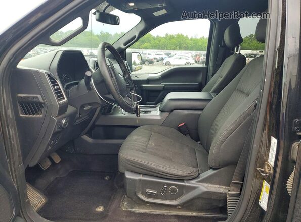 1FTEW1EP0HFA18054 2017 FORD F150 Black Front interior view