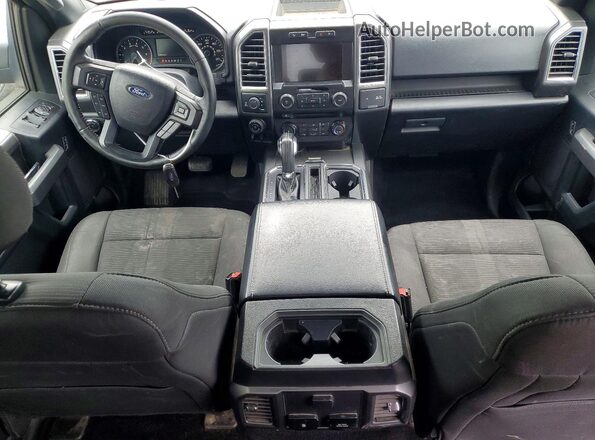 1FTEW1EP0HFA18054 2017 FORD F150 Black Dashboard view