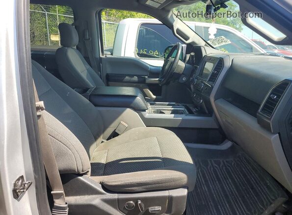 1FTEW1EP0HFC45017 2017 FORD F150 Silver წინა სალონის ხედი