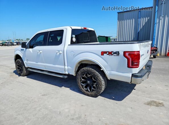 1FTEW1EP0HKC75853 2017 FORD F150 White Հետևի ձախ