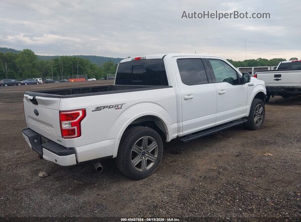 1FTEW1EP0JFD58195 2018 FORD F150 White Trasero derecho