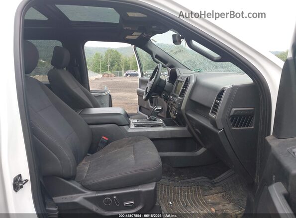 1FTEW1EP0JFD58195 2018 FORD F150 White Vista interior delantera