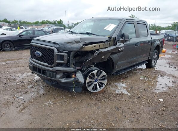 1FTEW1EP0KFC05821 2019 FORD F150 Gray Przód lewy