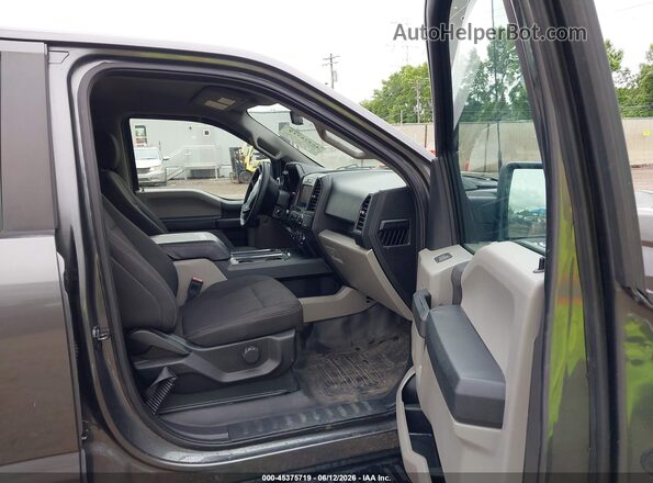1FTEW1EP0KFC05821 2019 FORD F150 Gray Widok wnętrza z przodu