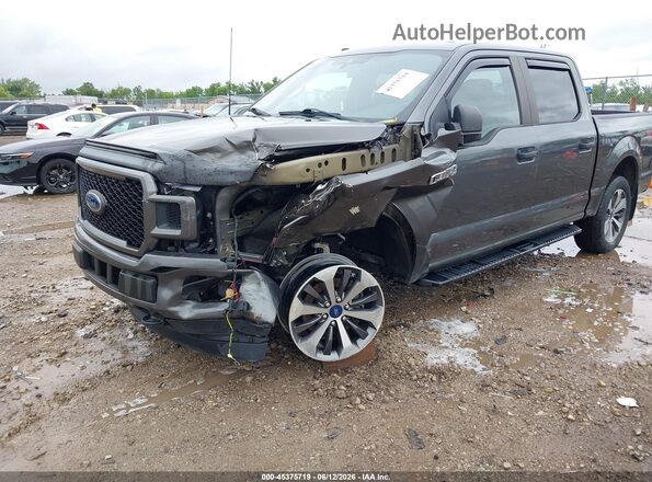 1FTEW1EP0KFC05821 2019 FORD F150 Gray Widok z przodu