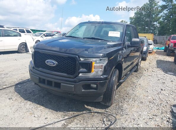 1FTEW1EP0KKC00643 2019 FORD F150 Черный Передняя левая четверть