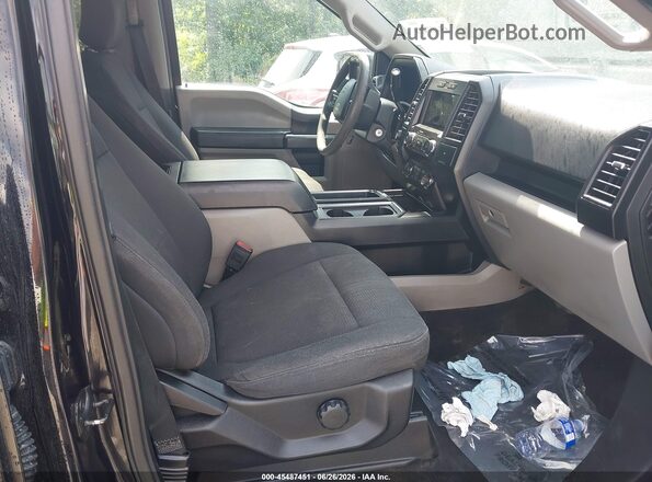 1FTEW1EP0KKC00643 2019 FORD F150 Черный Вид салона спереди