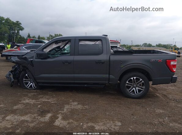 1FTEW1EP0MKD77793 2021 FORD F150 Серый Панорамный вид салона 360°