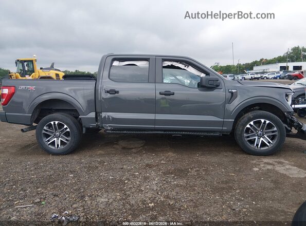1FTEW1EP0MKD77793 2021 FORD F150 Серый Вид задней части салона