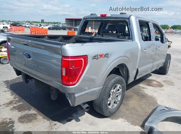 1FTEW1EP0MKE75156 2021 FORD F150 Silver Հետևի աջ