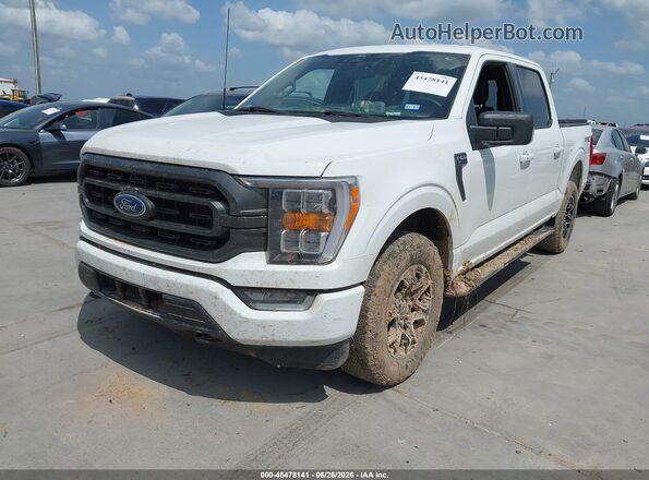 1FTEW1EP0NKF09632 2022 FORD F150 White Przód lewy