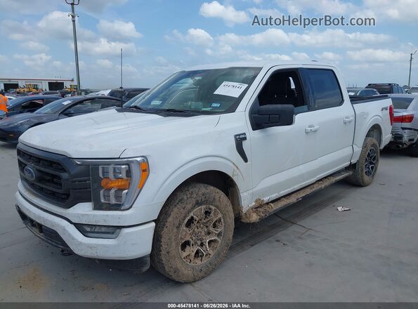 1FTEW1EP0NKF09632 2022 FORD F150 White Widok z przodu