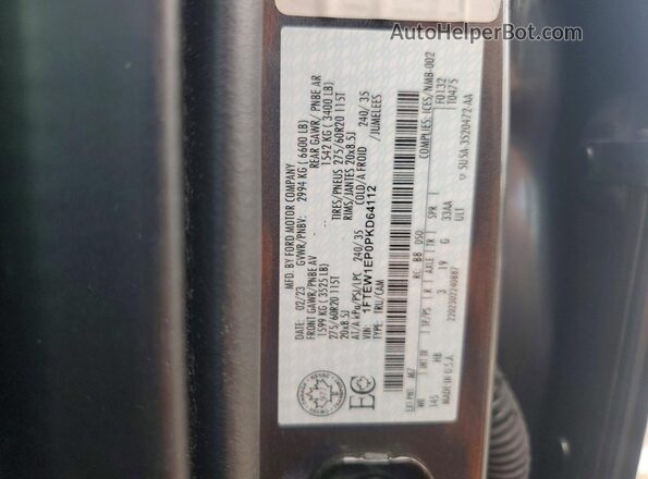 1FTEW1EP0PKD64112 2023 FORD F150 Gray Widok komory silnika