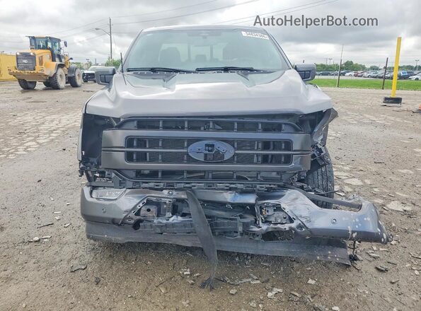 1FTEW1EP0PKD64112 2023 FORD F150 Gray Widok z przodu