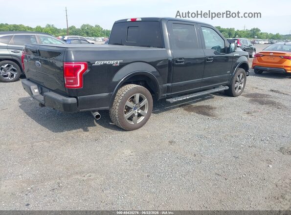 1FTEW1EP1GFB40128 2016 FORD F150 Black Rear right