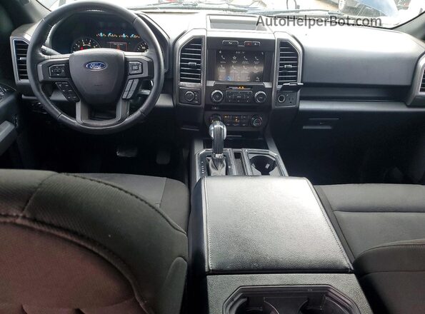 1FTEW1EP1JFB25684 2018 FORD F150 Black Առջևի վահանակի տեսք