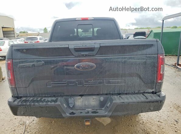 1FTEW1EP1JFB25684 2018 FORD F150 Black Հետևի տեսք