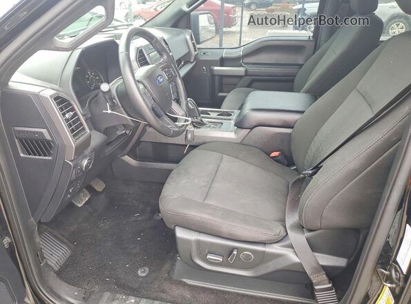 1FTEW1EP1JFB25684 2018 FORD F150 Black Սալոնի դիմացի տեսք