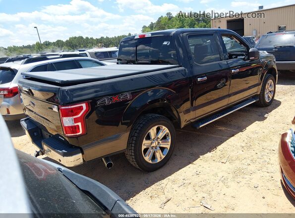 1FTEW1EP1JFB56689 2018 FORD F150 Black Հետևի աջ