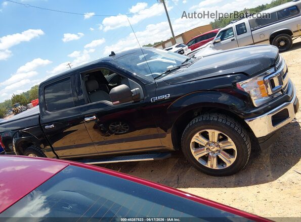 1FTEW1EP1JFB56689 2018 FORD F150 Black Սալոնի հետևի տեսք