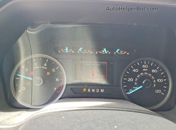 1FTEW1EP1JFC52368 2018 FORD F150 Red Widok zestawu wskaźników
