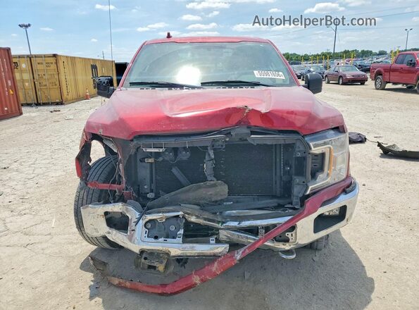1FTEW1EP1JFC52368 2018 FORD F150 Red Widok z przodu