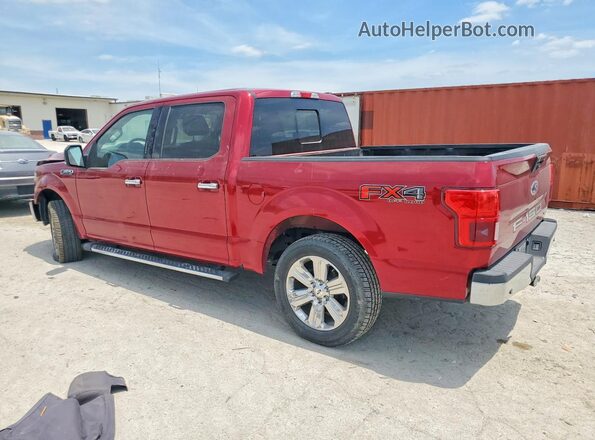 1FTEW1EP1JFC52368 2018 FORD F150 Red Tył lewy
