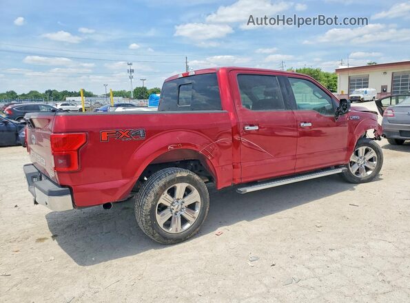 1FTEW1EP1JFC52368 2018 FORD F150 Red Tył prawy