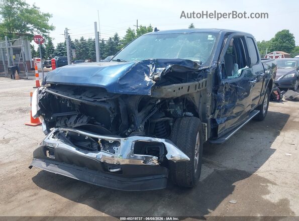1FTEW1EP1JFD51689 2018 FORD F150 Blue წინა ხედი