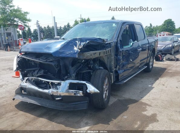 1FTEW1EP1JFD51689 2018 FORD F150 Blue წინა მარცხენა ხედი სამი მეოთხედიდან