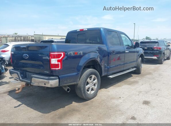 1FTEW1EP1JFD51689 2018 FORD F150 Blue უკანა მარჯვენა