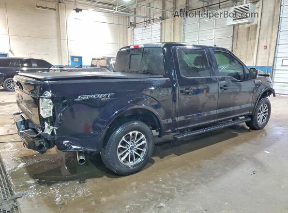 1FTEW1EP1JFD68508 2018 FORD F150 Black Հետևի աջ