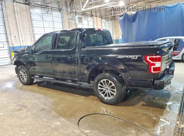 1FTEW1EP1JFD68508 2018 FORD F150 Black Հետևի ձախ