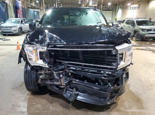 1FTEW1EP1JFD68508 2018 FORD F150 Black Դիմացի տեսք