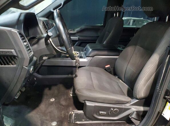 1FTEW1EP1JFD68508 2018 FORD F150 Black Սալոնի դիմացի տեսք