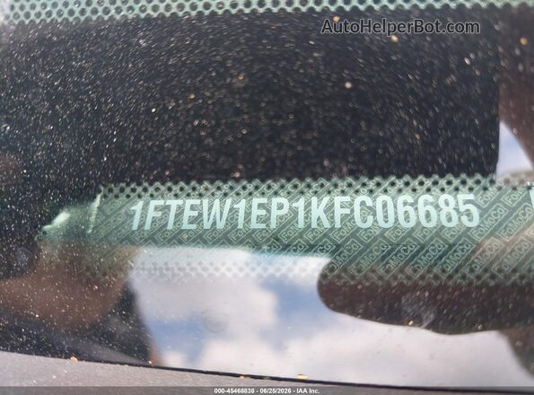 1FTEW1EP1KFC06685 2019 FORD F150 Gray 