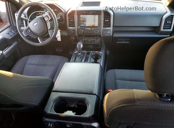 1FTEW1EP1KFC89888 2019 FORD F150 Red Dashboard view