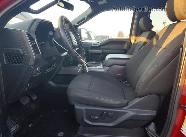 1FTEW1EP1KFC89888 2019 FORD F150 Red Front interior view