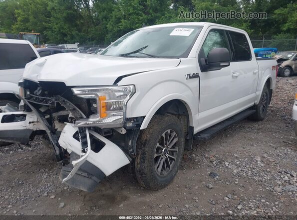 1FTEW1EP1KFD03725 2019 FORD F150 White წინა მარცხენა ხედი სამი მეოთხედიდან