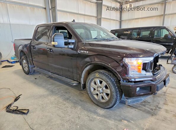 1FTEW1EP1KFD36921 2019 FORD F150 Brown Przód prawy