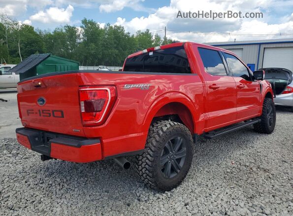 1FTEW1EP1MKE63825 2021 FORD F150 Red 